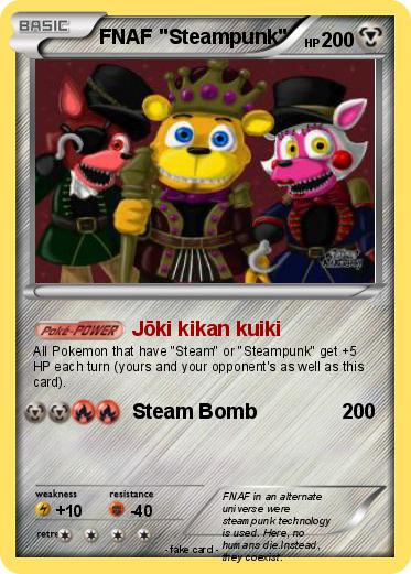 Pokemon FNAF "Steampunk"