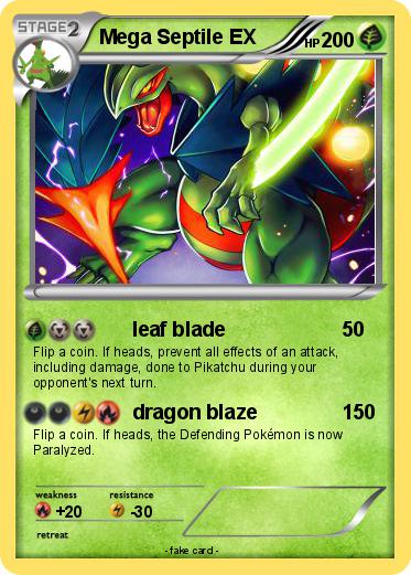 Pokemon Mega Septile EX