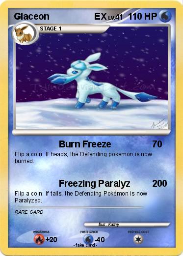 Pokemon Glaceon                  EX