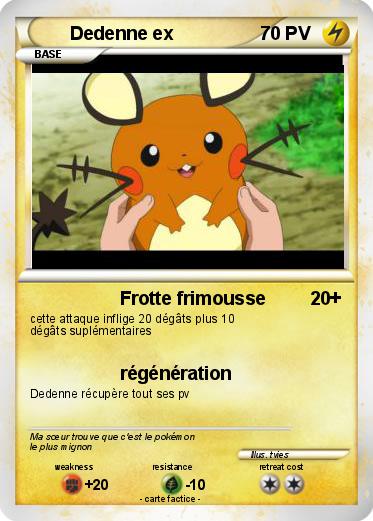Pokemon Dedenne ex