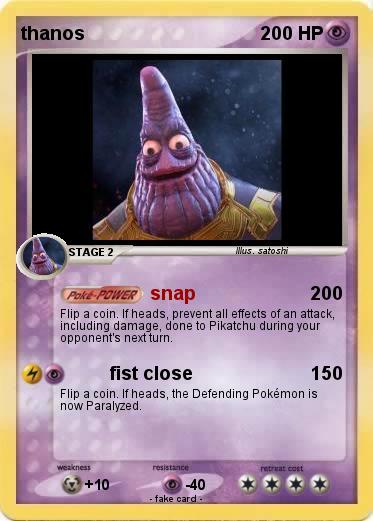 Pokemon thanos