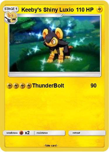 Pokemon Keeby's Shiny Luxio