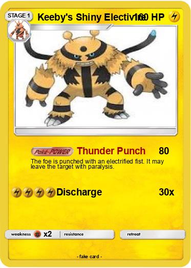 Pokemon Keeby's Shiny Electivire