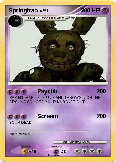 Pokemon Springtrap