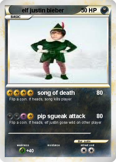 Pokemon elf justin bieber