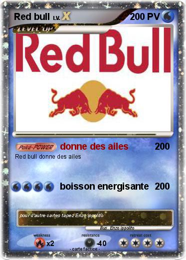 Pokemon Red bull