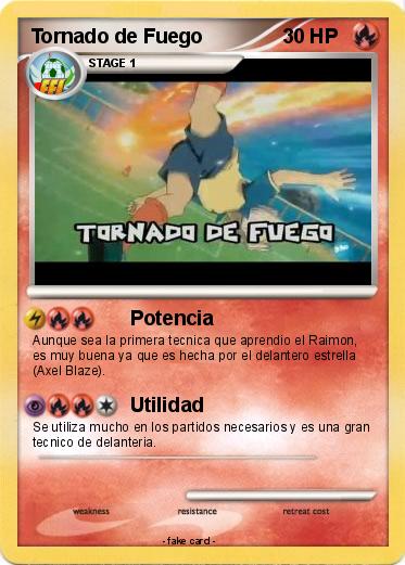 Pokemon Tornado de Fuego