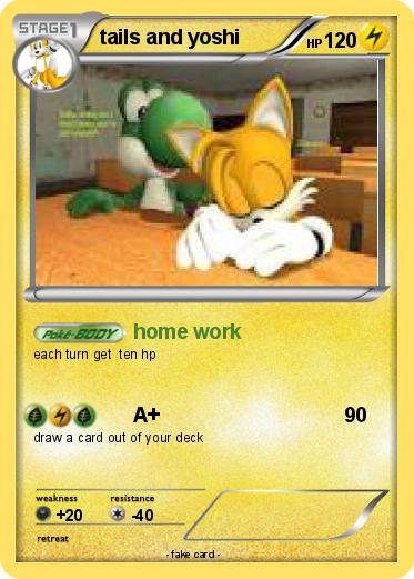 Pokemon tails and yoshi