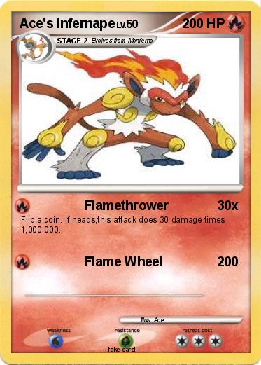 Pokemon Ace's Infernape