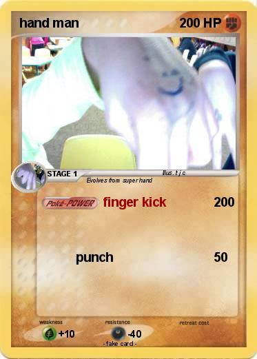 Pokemon hand man