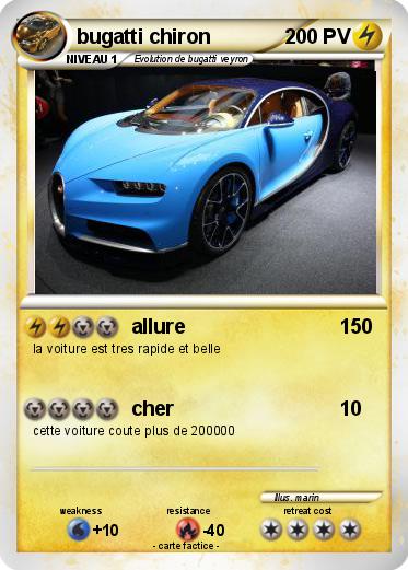 Pokemon bugatti chiron