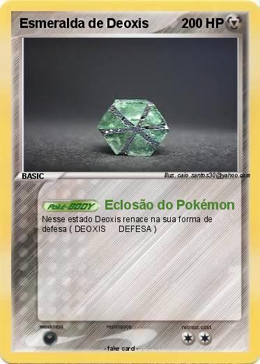 Pokemon Esmeralda de Deoxis