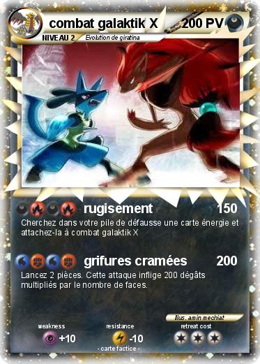 Pokemon combat galaktik X