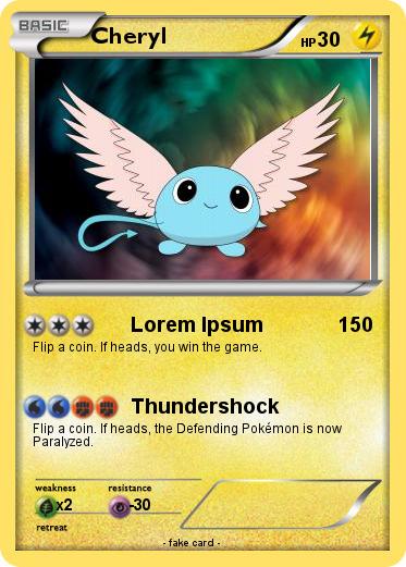 Pokemon Cheryl