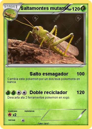 Pokemon Saltamontes mutante