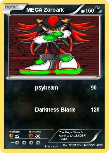 Pokemon MEGA Zoroark