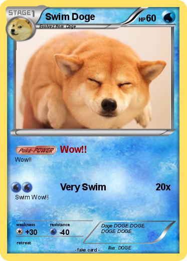 Pokemon Swim Doge