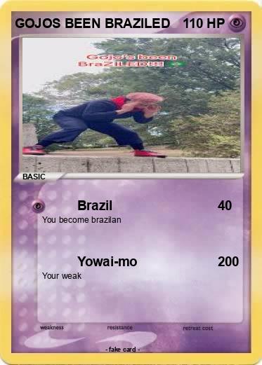 Pokemon GOJOS BEEN BRAZILED