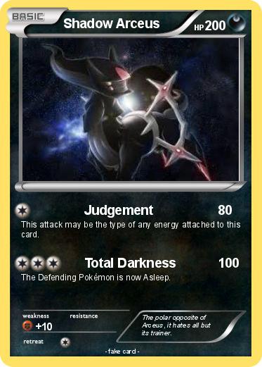 Pokemon Shadow Arceus