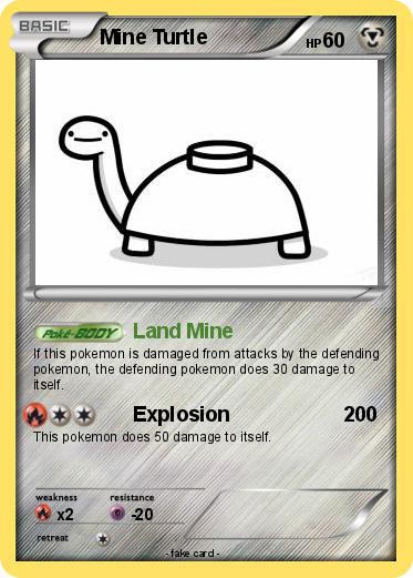 Pokemon Mine Turtle