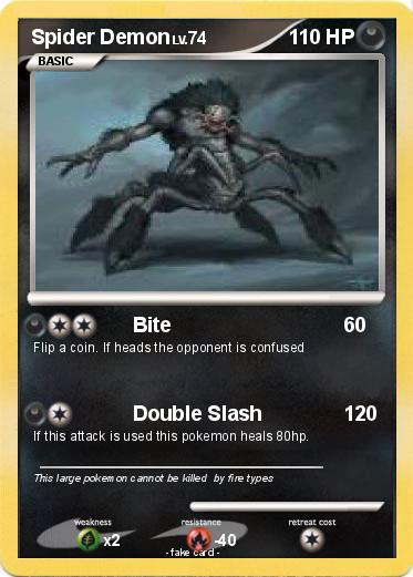 Pokemon Spider Demon