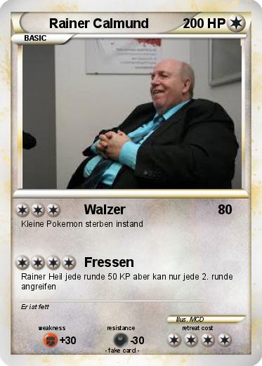 Pokemon Rainer Calmund
