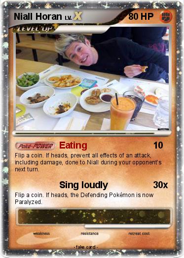 Pokemon Niall Horan