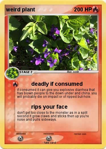 Pokemon weird plant