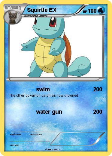 Pokemon Squirtle EX