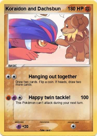 Pokemon Koraidon and Dachsbun