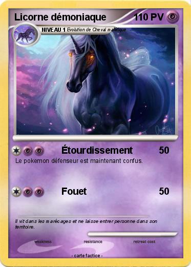 Pokemon Licorne démoniaque