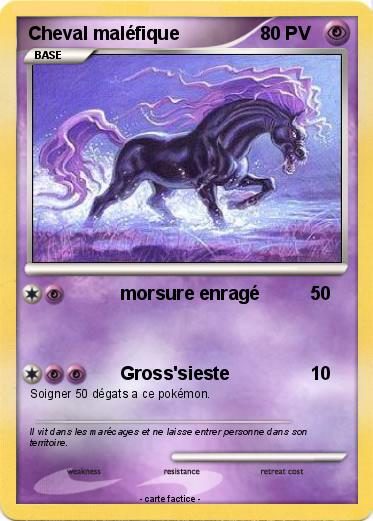 Pokemon Cheval maléfique