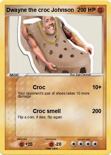 Pokemon Dwayne the croc Johnson