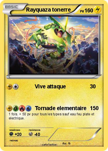 Pokemon Rayquaza tonerre