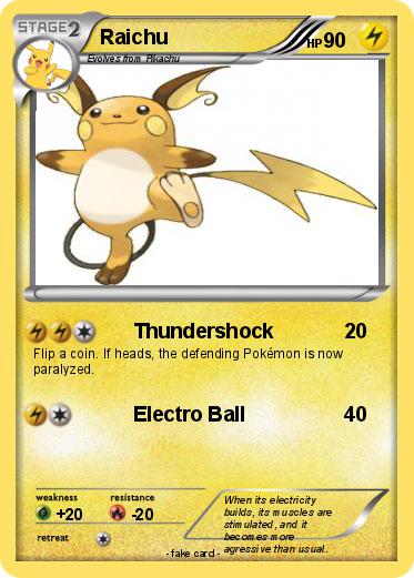 Pokemon Raichu