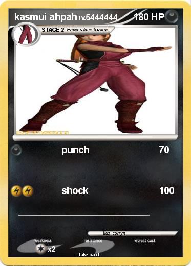 Pokemon kasmui ahpah