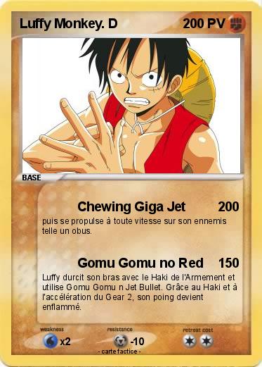 Pokemon Luffy Monkey. D