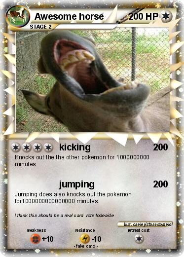 Pokemon Awesome horse
