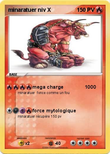 Pokemon minaratuer niv X                                                        