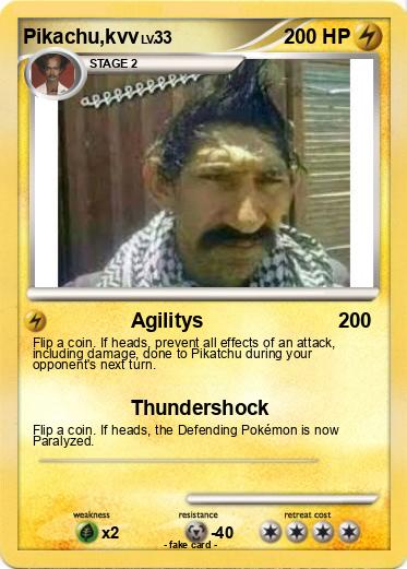 Pokemon Pikachu,kvv