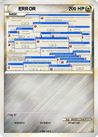 Pokemon ERROR