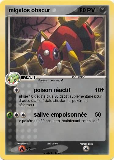 Pokemon migalos obscur