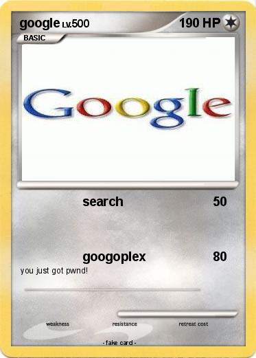 Pokemon google