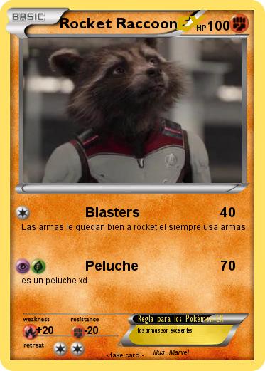 Pokemon Rocket Raccoon