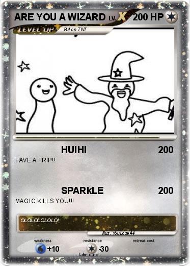 Pokemon ARE YOU A WIZARD