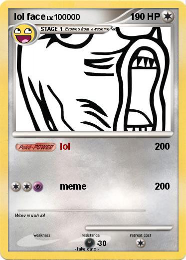 Pokemon lol face