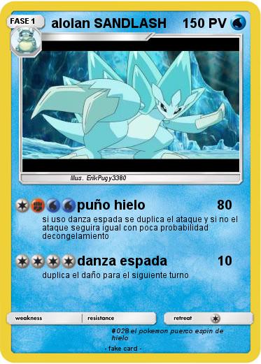 Pokemon alolan SANDLASH