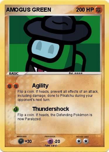 Pokemon AMOGUS GREEN