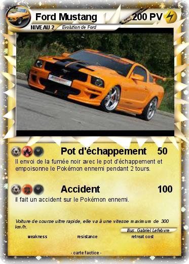 Pokemon Ford Mustang
