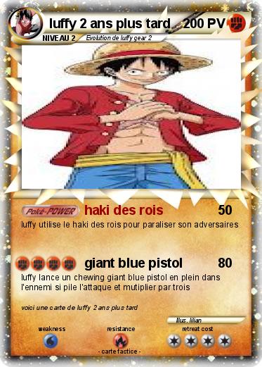 Pokemon luffy 2 ans plus tard